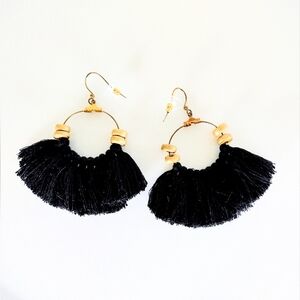 Bohemian Black Soak Earrings
